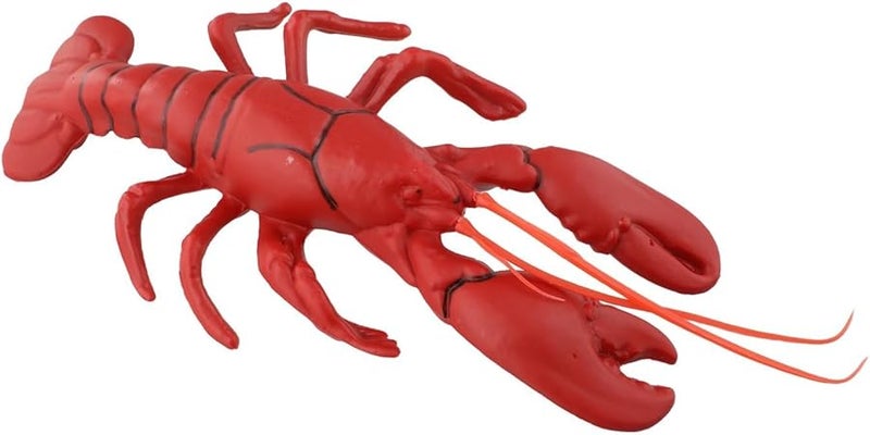 Red Plastic Lobster Crab Model For Home Garden Marine Party Photography Theater Prop - Image 3